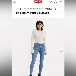 Levi’s 711 Skinny Women’s Jeans size 31